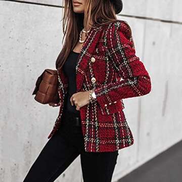 Stylish LbsKUX Women Casual Blazer Jacket for Any Occasion
