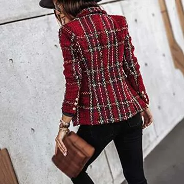 Stylish LbsKUX Women Casual Blazer Jacket for Any Occasion