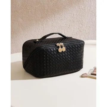 EACHY Travel Makeup Bag Large Capacity Stylish and Durable