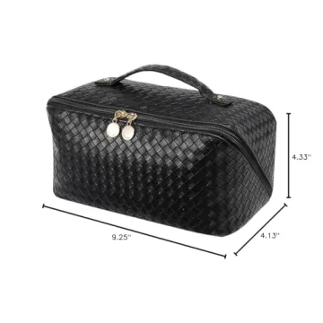 EACHY Travel Makeup Bag Large Capacity Stylish and Durable