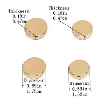 Stylish OoSsSoO 8pcs Button Covers for Formal Wear