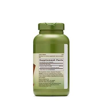 GNC Herbal Plus Cinnamon Bark 500mg Supplement, 200 Servings for Daily Wellness