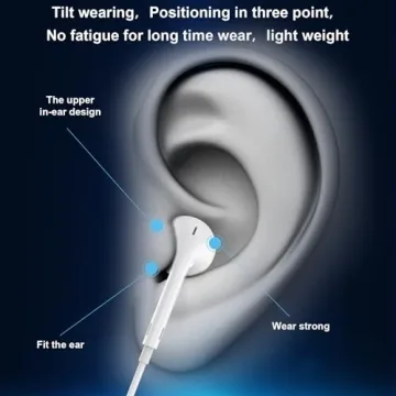 iPhone Wired Headphones with Mic & Noise Cancellation
