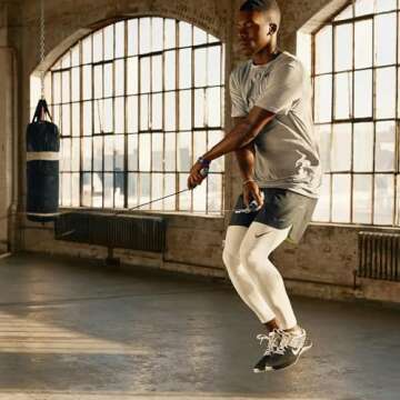 Mogold Weighted Jump Ropes for man&women fast clip interchangeable 1/4LB 1/2LB 1LB heavy jump ropes , Ball Bearing Design – Weighted, Length Adjustable,Ergonomics Grip for fitness weight loss & More