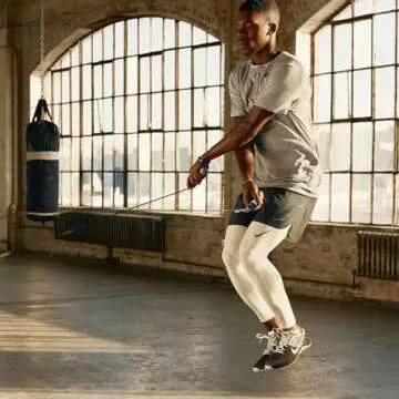 Mogold Weighted Jump Ropes for man&women fast clip interchangeable 1/4LB 1/2LB 1LB heavy jump ropes , Ball Bearing Design – Weighted, Length Adjustable,Ergonomics Grip for fitness weight loss & More