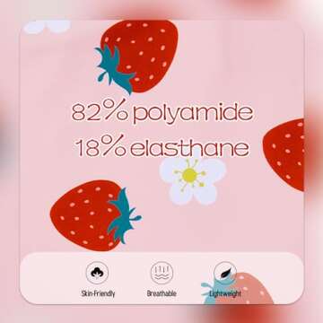 Zando Girls Swimsuits Size 7 Bathing Suits for Girls One Piece Swimsuits Quick Dry Beach Bathing Sui...