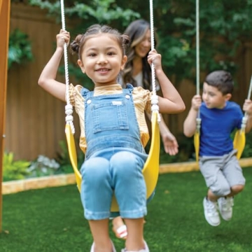 KidKraft Appleton Wooden Swing Set for Kids
