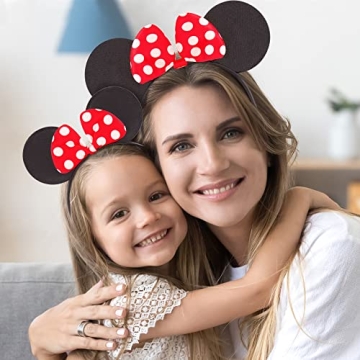 Minnie Mouse Headband Set for Moms and Kids