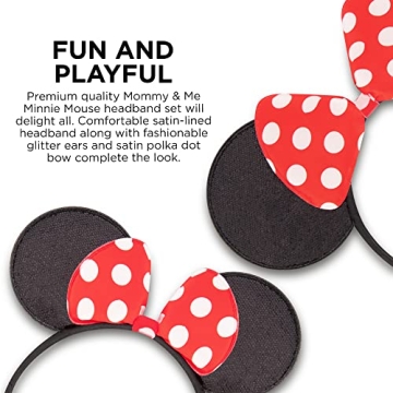Minnie Mouse Headband Set for Moms and Kids