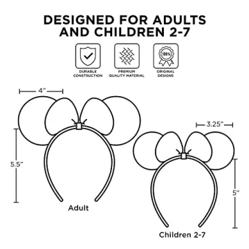 Minnie Mouse Headband Set for Moms and Kids