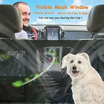 Hanjo Pets Waterproof Car Dog Cover - Hammock Design