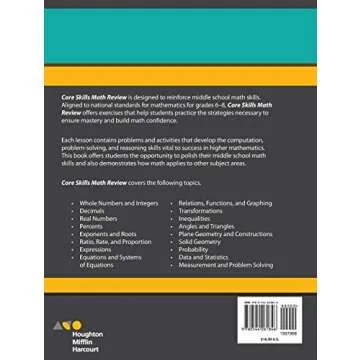 Steck-Vaughn Core Skills Mathematics: Workbook Grades 6-8