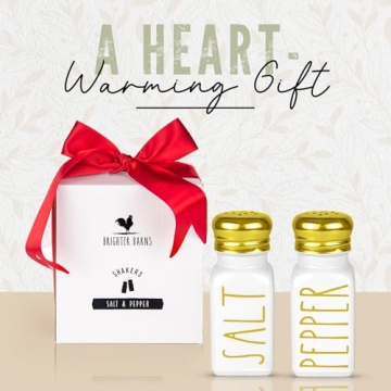 Luxury Gold Salt and Pepper Shakers Set - Brighter Barns