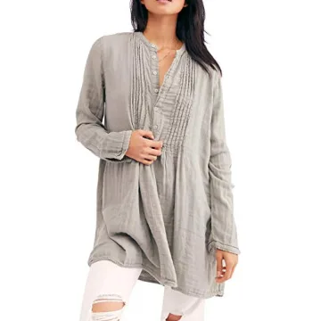 Chic R.Vivimos Women's Long Sleeve Tunic Dress for Versatile Fall Fashion
