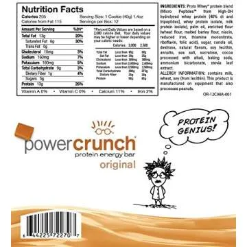Power Crunch Protein Energy Bar Original - Salted Caramel (12 Bars)