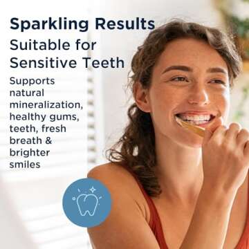 Designs for Health PerioBiotic Silver Hydroxyapatite Toothpaste - Fluoride Free Toothpaste with Oral...