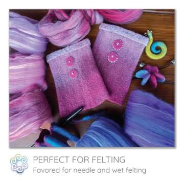 Living Dreams Yarn Hand Dyed Superfine Merino Tencel Roving