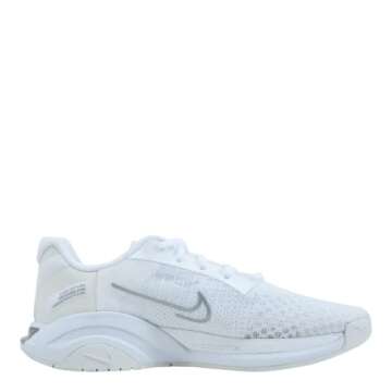 Nike Women’s ZoomX Superrep Surge Running Shoes, White/Metallic Silver, 11 M US