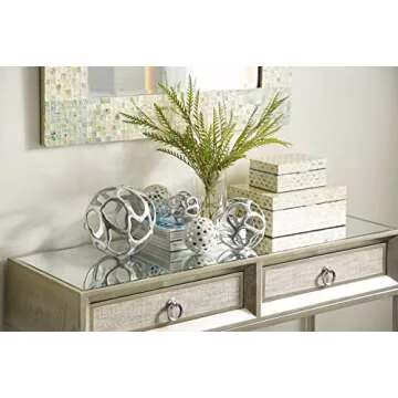 Deco 79 Mother of Pearl Decorative Storage Box Set