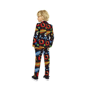 Comic Book Suit for Boys - Stylish OppoSuits Party Outfit