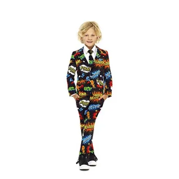 Comic Book Suit for Boys - Stylish OppoSuits Party Outfit