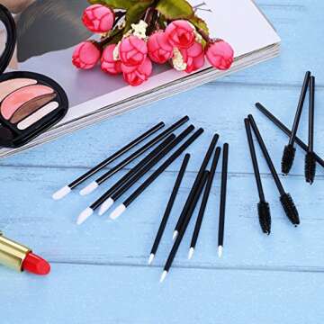 HGFLMR eBoot 150 Disposable Lip Brushes Makeup Kit