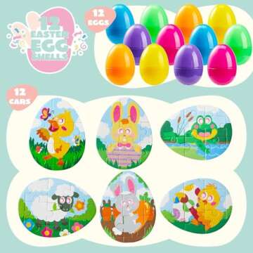 JOYIN Easter Egg Jigsaw Puzzle - Ultimate Kids Party Favor