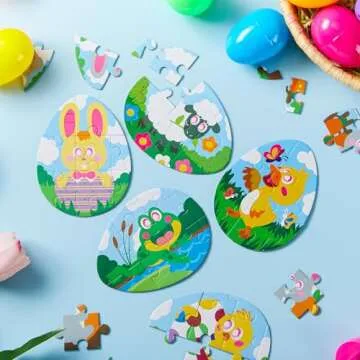 JOYIN Easter Egg Jigsaw Puzzle - Ultimate Kids Party Favor