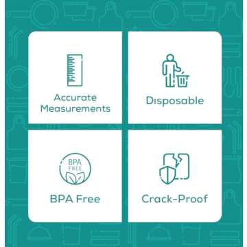 300 Count 1 oz Plastic Disposable Medicine Measuring Cups