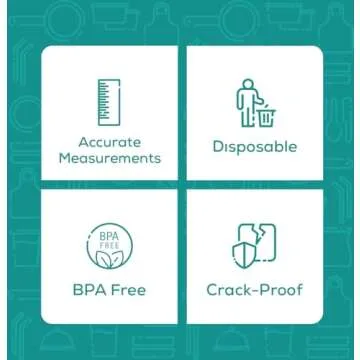 300 Count 1 oz Plastic Disposable Medicine Measuring Cups