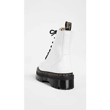 Dr. Martens Men's bovver Boots, White, 7.5 AU