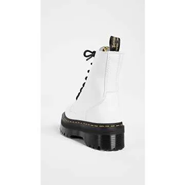 Dr. Martens Men's bovver Boots, White, 7.5 AU