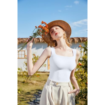 HYZ Women's Stylish & Comfortable Ribbed Crop Tops