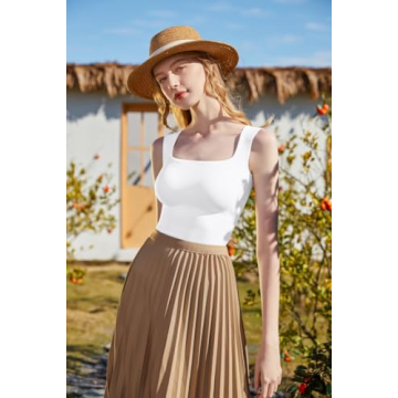 HYZ Women's Stylish & Comfortable Ribbed Crop Tops