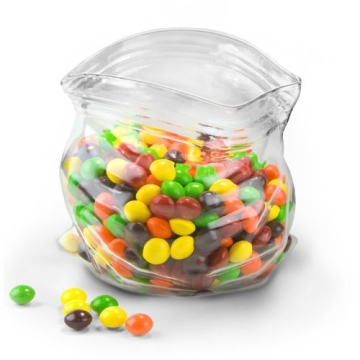 Genuine Fred UNZIPPED Hand-Blown Glass Bowl for Gifting