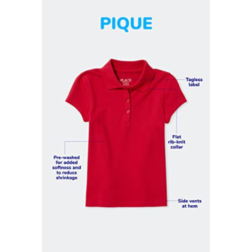 The Children's Place Girls Ruffle Polo Pack - 10 Shirts