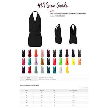 Women's Deep Sexy V-Neck Halter Backless Party Club Mini Dress (S-3XL)