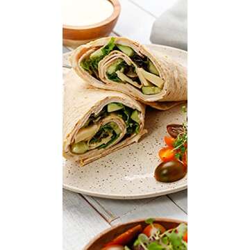 Joseph's Lavash Bread Flax Oat Bran & Whole Wheat Reduced Carb - 4 Square Breads