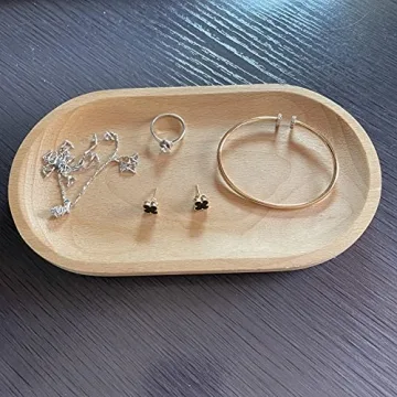 Mini Wooden Serving Tray Set for Decorative Tableware