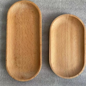 Mini Wooden Serving Tray Set for Decorative Tableware