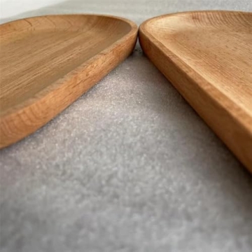 Mini Wooden Serving Tray Set for Decorative Tableware