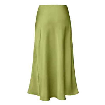 Satin High Waist Midi Skirt – Perfect for Every Occasion