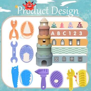 Baby Teething Toys,Teething Relief Toys for Babies Over 1 years old BPA Free,Teethers Infant Toys Es...