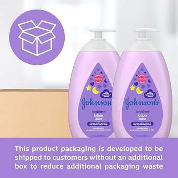 Johnson's Bedtime Baby Lotion Twin Pack for Soothing Care