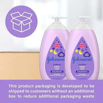 Johnson's Bedtime Baby Lotion Twin Pack for Soothing Care