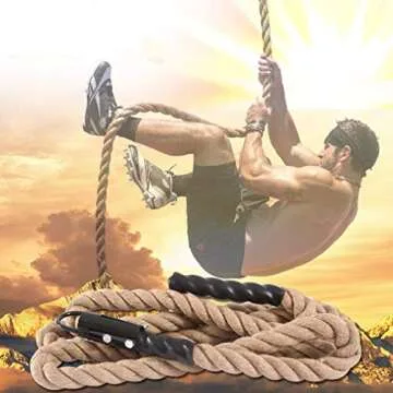 letsgood Gym Fitness Training Climbing Ropes - Indoor Outdoor Gym Exercise Workout Rope, Battle Rope...