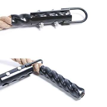 letsgood Gym Fitness Training Climbing Ropes - Indoor Outdoor Gym Exercise Workout Rope, Battle Rope for Kids, 1.5'' in Diameter, 10 13 16 18 20 ft Available (1.5'' x 10 Feet)