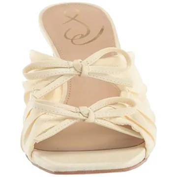 Sam Edelman Pia Pearl Ivory Heeled Sandal Comfort Style