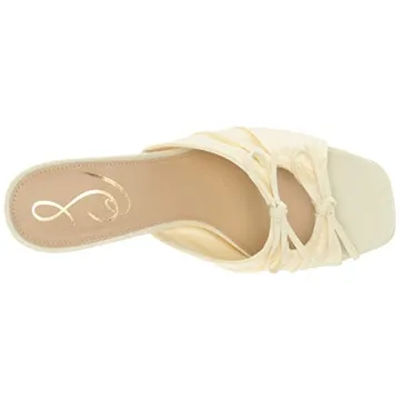 Sam Edelman Pia Pearl Ivory Heeled Sandal Comfort Style