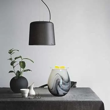 EQUSUPRO Electric Wax Melts Warmer Burner Essential Oil Warmer Wax Tart Burner Fragrance Night Light Aroma Decorative for Home Office Bedroom Living Room Decor Gifts